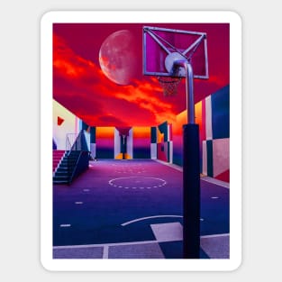 Basketball Court Sticker